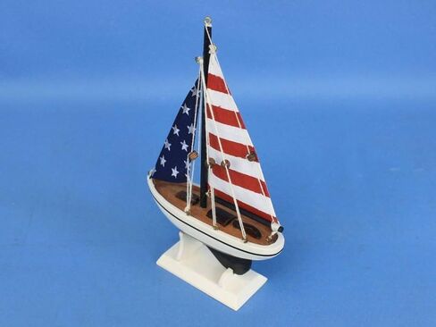 Hampton Nautical USA Flag Sailer, 9" in Saudi Arabia