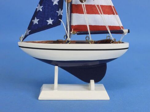 Hampton Nautical USA Flag Sailer, 9" in Saudi Arabia