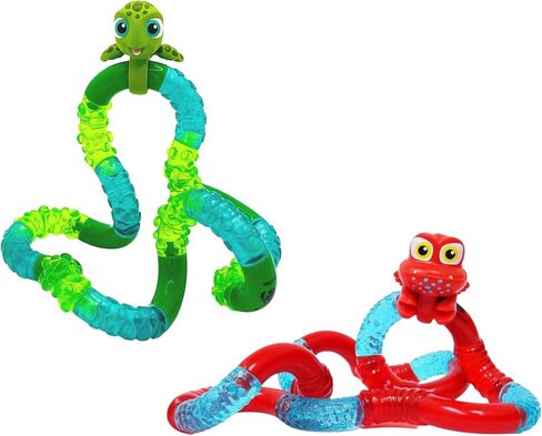 Tangle Aquatic Pets 2-Pack Turtle and Crab - Cute Fidgets for Boys and Girls - Aquatic Fidget Toys - Sea Creature Fidget Toys - Tangle Fidgets in Kuwait