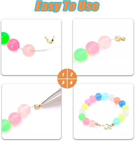 450pcs Jewelry Making Accessories Set Includes 200pcs Open Jump Ring Connectors 200pcs Bead Tips Knot Covers and 50pcs Lobster Claw Clasps for Bracelet Necklace DIY Jewelry Crafts Making Supplies in Kuwait
