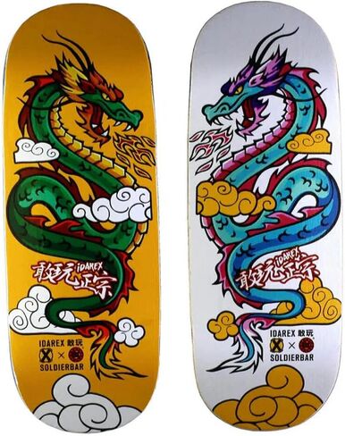 SOLDIER BAR Soldierbar 11.0 Maple Wooden Fingerboards Deck (Handmade 5-Layer Canada Maple 34mmX98mm) (Cactus) in Kuwait