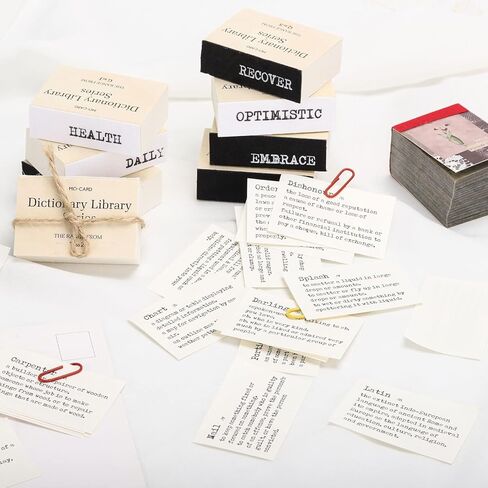 1167 قطعة من ورق سجل القصاصات العتيق، ورقة سجل قصاصات قاموس صغير ورقة ديكوباج الحرفية مع شريط لاصق لمستلزمات مجلة Bullet Junk Journal in Kuwait