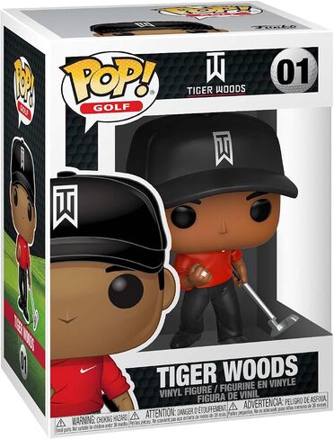 Funko Pop! Golf: Tiger Woods (Red Shirt) in Saudi Arabia