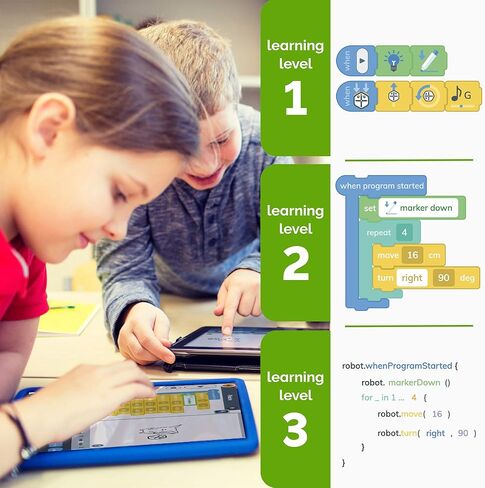 Root rt1 iRobot Coding Robot: لعبة STEM/STEAM قابلة للبرمجة، اللعب الإبداعي من خلال الفن والموسيقى والرموز، تنشيط الصوت + iRobot® Root™ Adventure Pack: البرمجة في الفضاء الخارجي المتوافقة مع Root® rt0 & rt1 in Kuwait
