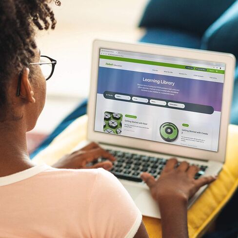 Root rt1 iRobot Coding Robot: لعبة STEM/STEAM قابلة للبرمجة، اللعب الإبداعي من خلال الفن والموسيقى والرموز، تنشيط الصوت + iRobot® Root™ Adventure Pack: البرمجة في الفضاء الخارجي المتوافقة مع Root® rt0 & rt1 in Kuwait