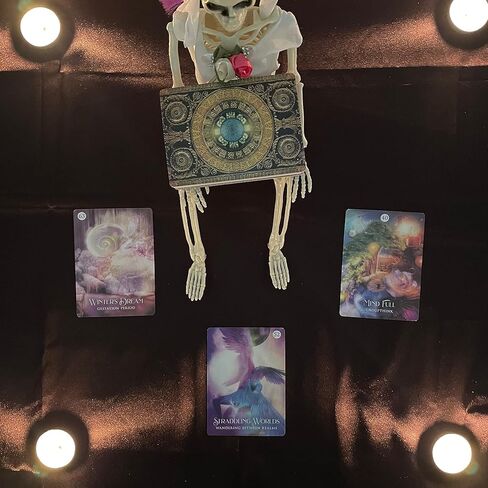 HOHAJIU A 64 إصدار جيب لبطاقات أوراكل لحلم الشامان مع دليل إلكتروني - بطاقات التارو للمبتدئين - مجموعة أوراكل مع المعاني عليها in Kuwait