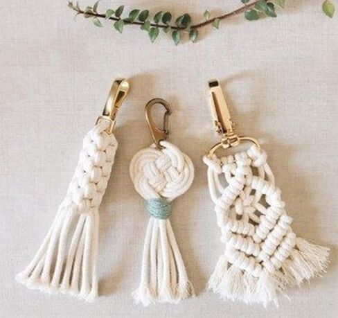 حبل مكرامية 2 مم × 722 قدم، حبال مكرامية باللون البيج، حبل من القطن الطبيعي، 3 جدائل من القطن الملتوي، بكرة حبل للتعليق على الحائط، مشاريع الحياكة اليدوية in Kuwait