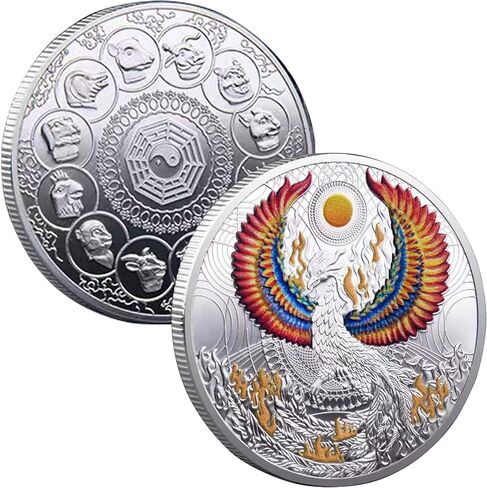 عملة تحدي العنقاء من الرماد، اثني عشر عملة محظوظة من الأبراج الصينية لخدش تذاكر اليانصيب in Kuwait