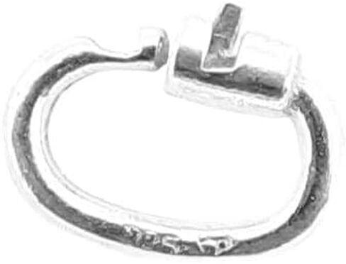 1pc Link Lock Jump Ring 14K Solid Yellow Gold ID 4.5 x 2.1mm Jewelry Components Without Soldering by CRAFT WIRE in Saudi Arabia