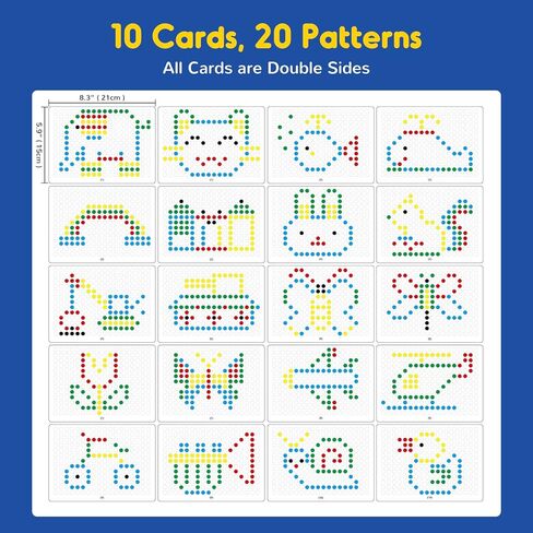 SGILE Magnetic Drawing Board, Sensory Activity - Montessori Toys 3 Year Old Toddler, Large Doodle Board for Toddler Magnetic Dot Art Travel Toys for 3 4 5 6 Year Old Boys Girls in Kuwait