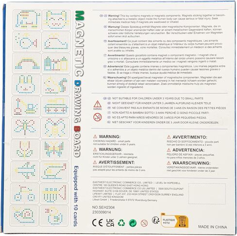 SGILE Magnetic Drawing Board, Sensory Activity - Montessori Toys 3 Year Old Toddler, Large Doodle Board for Toddler Magnetic Dot Art Travel Toys for 3 4 5 6 Year Old Boys Girls in Kuwait