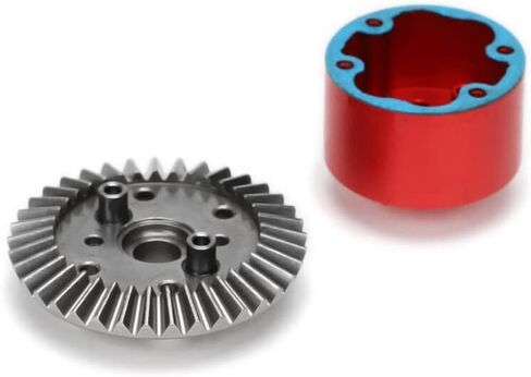 غطاء تروس تفاضلي من سبيكة Mesimsple AR310872 AR310873 37T ترس رئيسي لـ Arrma 1/10 Senton 3s blx Big Rock Granite 550 Mega Outcast Kraton 4s Diff Gear Case ترقيات الجزء in Kuwait