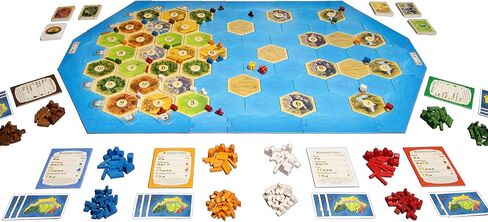ملحق لعبة CATAN Seafarers Board مما يسمح بإجمالي 5 إلى 6 لاعبين لتوسيع CATAN Seafarer | لعبة الطاولة للكبار والعائلة | لعبة المغامرة اللوحية | من إنتاج استوديو كاتان in Kuwait