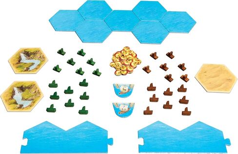 ملحق لعبة CATAN Seafarers Board مما يسمح بإجمالي 5 إلى 6 لاعبين لتوسيع CATAN Seafarer | لعبة الطاولة للكبار والعائلة | لعبة المغامرة اللوحية | من إنتاج استوديو كاتان in Kuwait