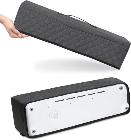 غطاء غبار BAGSPRITE متوافق مع Cricut Maker، Maker 3، Explore Air 2، Explore 3، غطاء Cricut مع 3 جيوب لملحقات Cricut (رمادي) in Kuwait