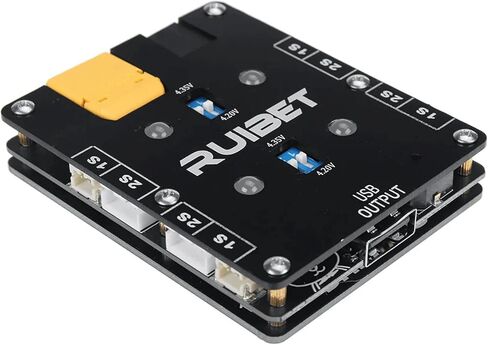 JHEMCU Ruibet 1S/2S شاحن بطارية ليبو 4 منافذ in Kuwait