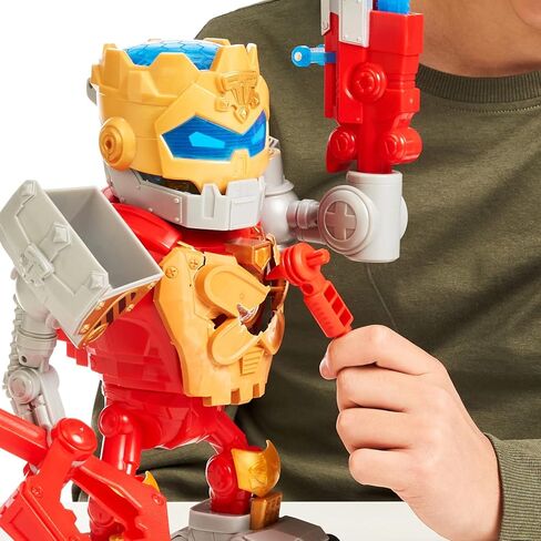 تريجور اكس روبوتس جولد - ميجا تريجر بوت مع اضواء واصوات حقيقية. اصلح، اعادة بناء وطاقة! 25 مستوى من المغامرة، اعثر على كنز مغموس بالذهب الحقيقي المضمون. in Kuwait