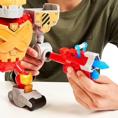 تريجور اكس روبوتس جولد - ميجا تريجر بوت مع اضواء واصوات حقيقية. اصلح، اعادة بناء وطاقة! 25 مستوى من المغامرة، اعثر على كنز مغموس بالذهب الحقيقي المضمون. in Kuwait