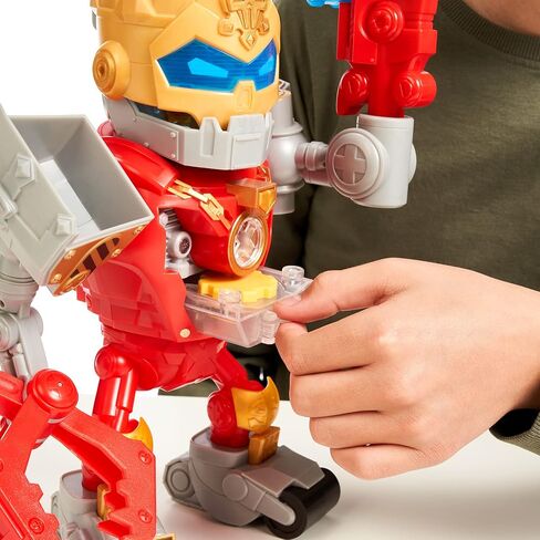 تريجور اكس روبوتس جولد - ميجا تريجر بوت مع اضواء واصوات حقيقية. اصلح، اعادة بناء وطاقة! 25 مستوى من المغامرة، اعثر على كنز مغموس بالذهب الحقيقي المضمون. in Kuwait