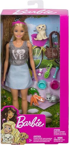 Barbie Animal Lovers Playset Puppy and Bunny Edition in Saudi Arabia