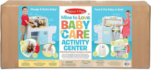 Melissa & Doug Mine to Love Baby Care Activity Center for Dolls - Kitchen, Nursery, Bathing-Changing - Pretend Play Baby Doll Accesories And Activity Center Play Set in Saudi Arabia