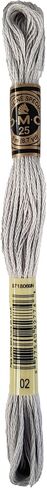 DMC 6-Strand Embroidery Cotton Bundle - Tin Color Family -4 Skeins of Thread - 8.7yd Skeins in Saudi Arabia