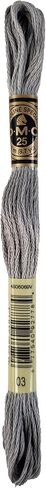 DMC 6-Strand Embroidery Cotton Bundle - Tin Color Family -4 Skeins of Thread - 8.7yd Skeins in Saudi Arabia
