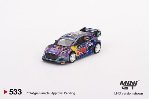 نموذج سيارة مصغر حقيقي متوافق مع Ford Puma Rally1#19 M-Sport Ford WRT 2022 Rally Montecarlo الفائز بإصدار محدود 1/64 Diecast Model Car MGT00533 in Saudi Arabia