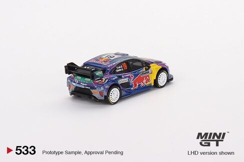 نموذج سيارة مصغر حقيقي متوافق مع Ford Puma Rally1#19 M-Sport Ford WRT 2022 Rally Montecarlo الفائز بإصدار محدود 1/64 Diecast Model Car MGT00533 in Saudi Arabia
