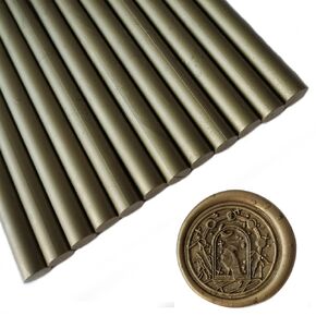 12PCS Pearl White Wax Sealing Sticks for Wax Seal Stamp, YOSENLING Seal Wax Sticks for Glue Gun,Great for Wedding Invitations, Wine Packages,Cards Envelopes, Gift Wrapping (Pearl White)