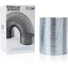 Popular Science Giant Springy - Large Metal Coiled Helix Toy in Kuwait