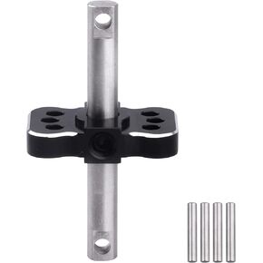 Aluminum Differential Locker Spool for RC 1/10 Scale Traxxas 2WD Rustler VXL Stampede VXL Replacement (Black)
