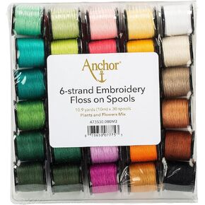 Anchor Hand Embroidery Floss on Spools, 30ct Multipack, Pastel Collection in Saudi Arabia