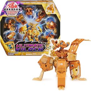 Bakugan Ultimate Viloch, 7-in-1 Exclusive, includes BakuCores and Trading Cards, Geogan Rising Collectible Action Figure Kids Toys for Boys in Kuwait