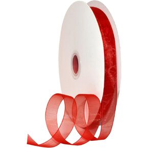 Morex Ribbon 91809/100-613 Organdy Nylon Ribbon, 1 1/2-Inch by 100-Yard, Black