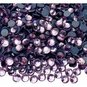 Hotfix Rhinestones,8000pcs SS6 1.8mm Flatback Hotfix Rhinestones Round Crystal Glass Rhinestones for Crafts Clothes Shoes Shirts Cups Decoration(Black) in Kuwait
