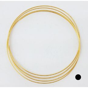 28 Gauge 99.99% Pure 24K Solid Yellow Gold Wire Round 1/4 Hard 1 Foot by CRAFT WIRE