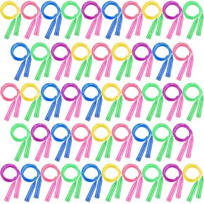 Elcoho 36 Packs Jump Rope Set 7.3 Feet Adjustable Skipping Rope for Kids Party Favors, Outdoor Activity, Birthday Reward Gift in Kuwait
