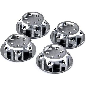 ZeckTeck الألومنيوم محور عجلات غطاء مكافحة غطاء غبار 17 مللي متر الذاتي قفل عرافة الجوز محول ل 1/8 RC 1:8 نموذج سيارة المضادة للانزلاق أغطية الاطارات in Kuwait