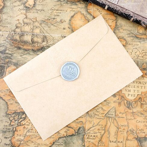 Mornajina ختم الشمع ختم، خمر روزماري النباتية النحاس رئيس مقبض خشبي ختم ختم قابل للإزالة in Kuwait