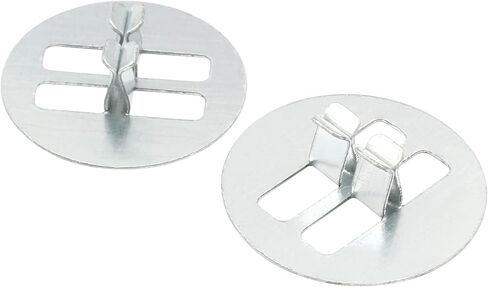 Litoexpe 100pcs Wooden Wick Clips, Square Candle Wick Base, Metal Wick Base Clip Sustainer Tabs Wood Wicks for Candle Making and Candle DIY in Kuwait