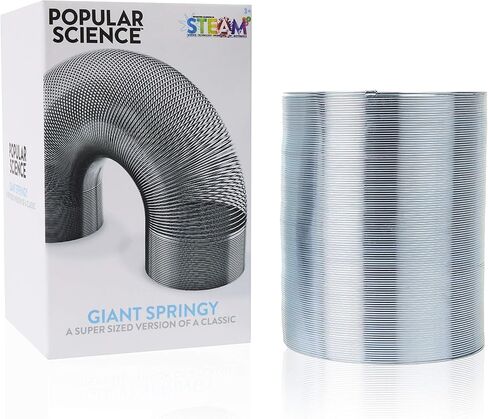 Popular Science Giant Springy - Large Metal Coiled Helix Toy in Kuwait
