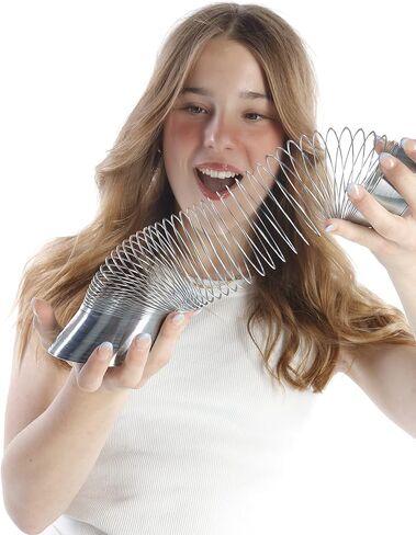 Popular Science Giant Springy - Large Metal Coiled Helix Toy in Kuwait