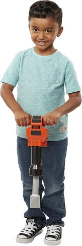 Black + Decker Junior Kids Power Tools - Jackhammer with Realistic Sound & Action! Role Play Tools for Toddlers Boys & Girls Ages 3 Years Old and Above, Get Building Today! in Saudi Arabia
