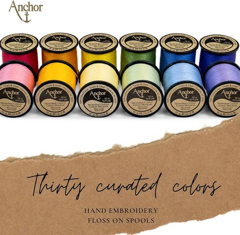 Anchor Hand Embroidery Floss on Spools, 30ct Multipack, Pastel Collection in Saudi Arabia