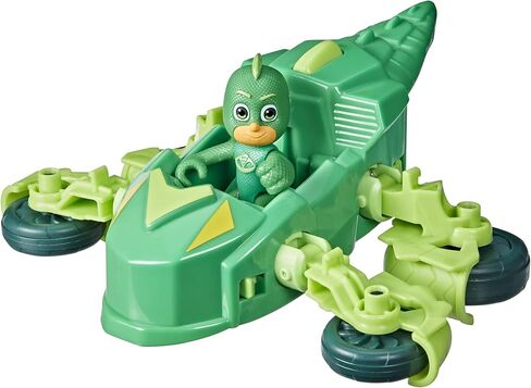 PJ Masks Catboy Deluxe Vehicle Preschool Toy, Cat-Car Toy with Spinning Super Cat Stripes and Catboy Action Figure for Kids Ages 3 and Up in Saudi Arabia