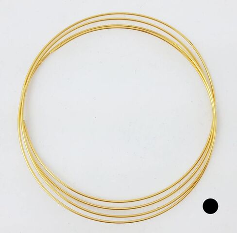 28 مقياس 99.99% سلك ذهبي أصفر خالص 24 قيراط مستدير 1/4 صلب 1 قدم بواسطة CRAFT WIRE in Kuwait