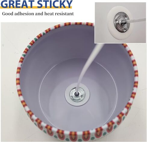 Ziosxin 200PCS Heat-Resistant Double-Sided Candle Wick Stickers - Perfect for DIY Candle Making in Kuwait