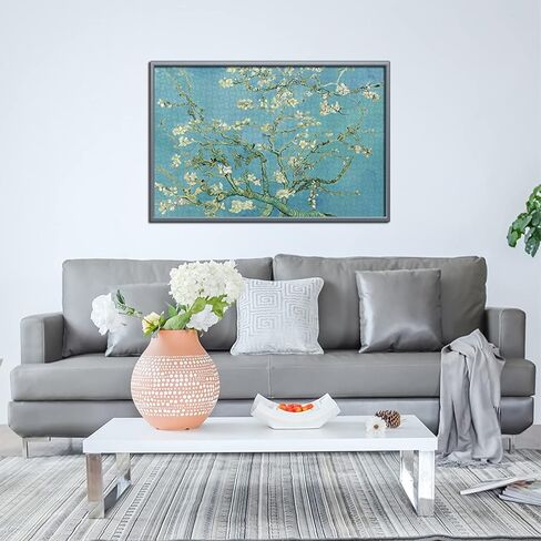 Bristlegrass Wooden Jigsaw Puzzles for Adults 1000 Pieces Van Gogh Famous Paintings - Almond Blossoms Gifts Art Collectibles Decorative Painting Puzzles (1000 pcs) in Kuwait