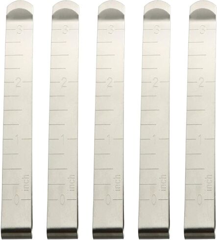 TAODAN 5pcs Stainless Steel Sewing Clips Hemming Clips Quilting Tool with Measurement Ruler DIY Sewing Accessories in Saudi Arabia